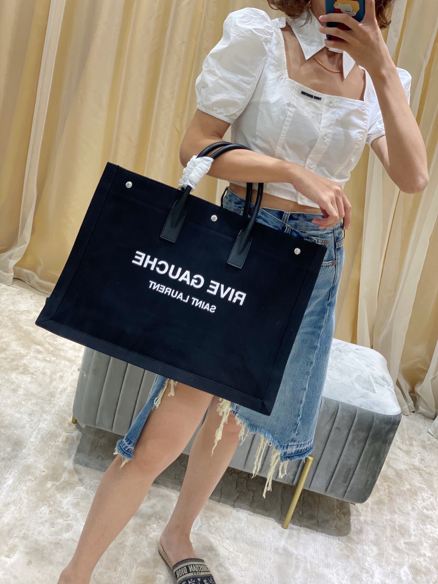 Y*L rive gauche tote bag-48*36*16cm