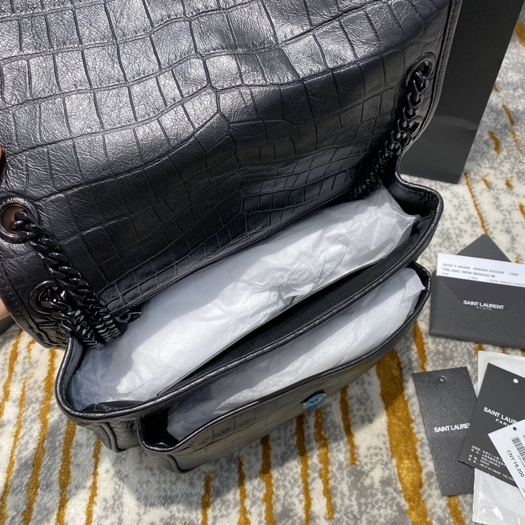 Y*L niki lambskin leather-22x16.5x7.5&28x20.5x8.5cm